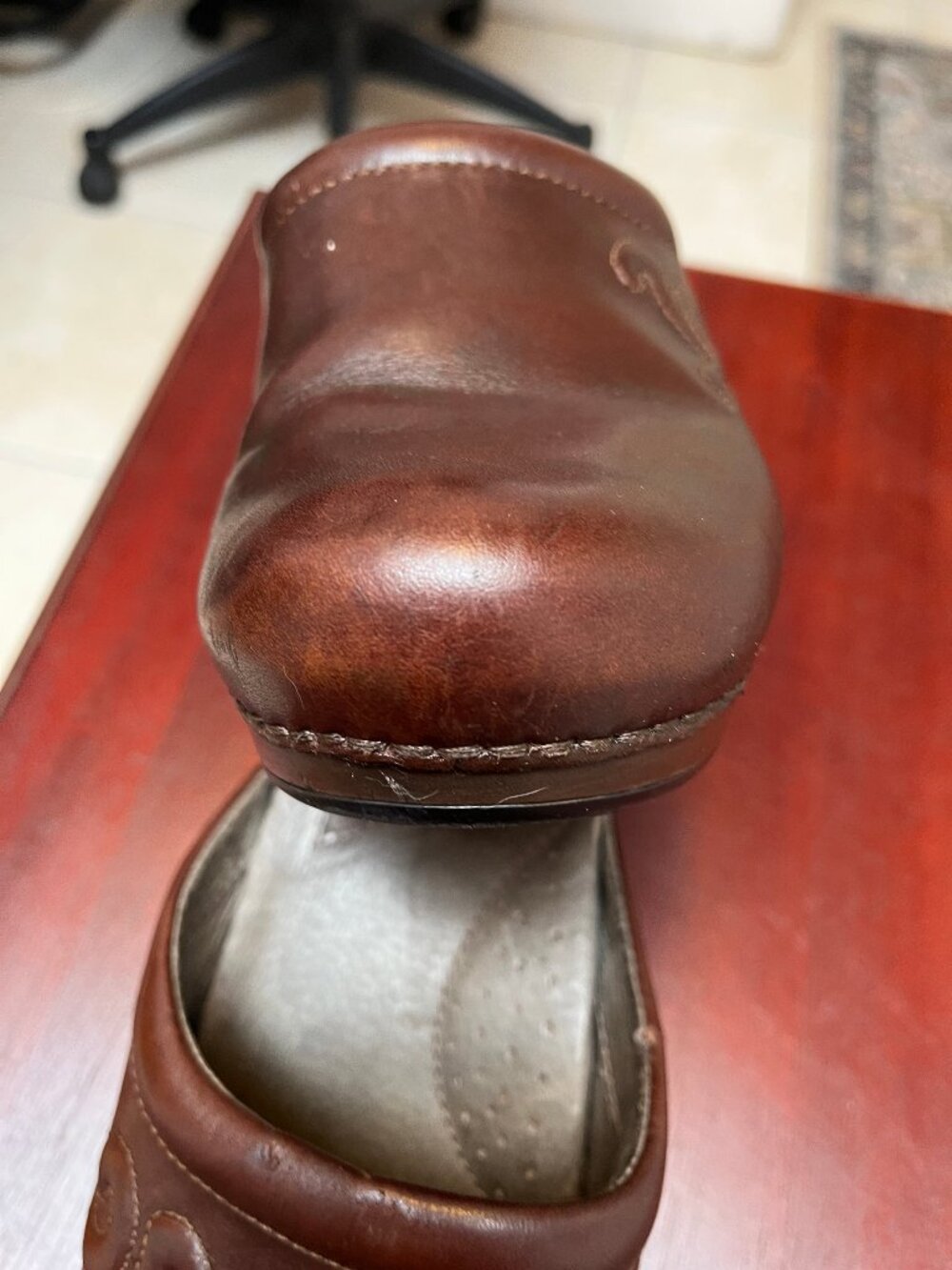 Dansko clogs size EU39 dark brown